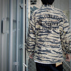 虎紋迷彩軍用襯衫（2型）#米色 [25FWE-WMO-ML06]