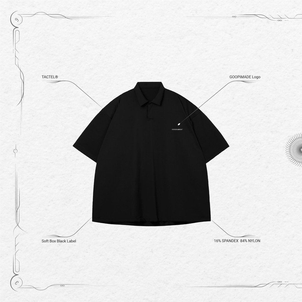 「GNV-07」軟盒 Polo 衫 #Shadow [GOOPi-22SS-JUN-01]