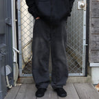 DENIM BAGGIE PANTS #BLACK [25AW-FS-22 / FS1795]