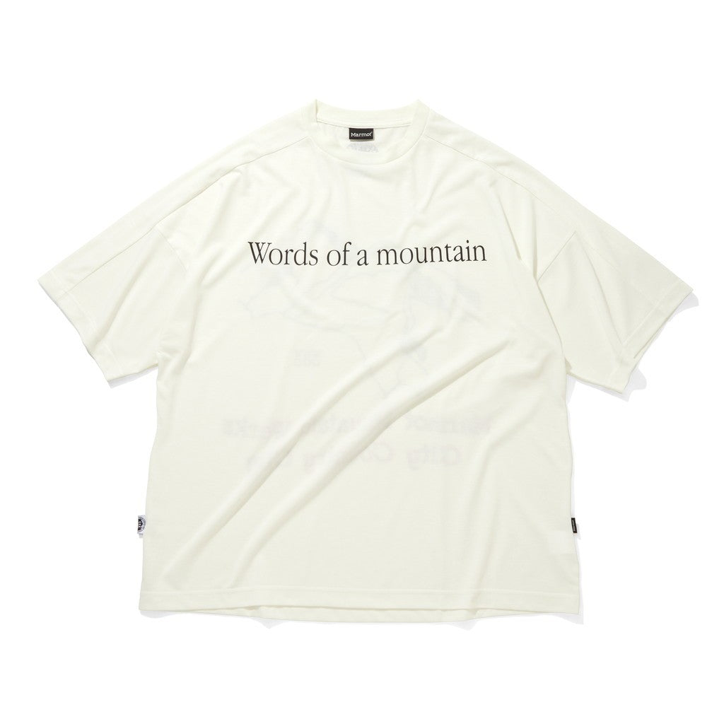 MARMOT | MMWCCC EVERYWHERE T-SHIRT_WORDS OF MOUNTAIN #WHITE [CCC-251C005]