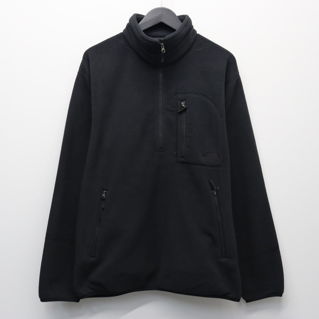 野戰抓絨半拉鍊衫 #K / 黑色 [NL62531]