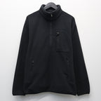 野戰抓絨半拉鍊衫 #K / 黑色 [NL62531]