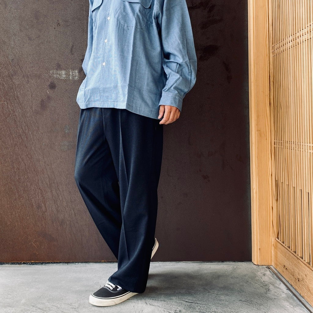 Ventilation Wide Slacks #Navy [SD26F-PT04]
