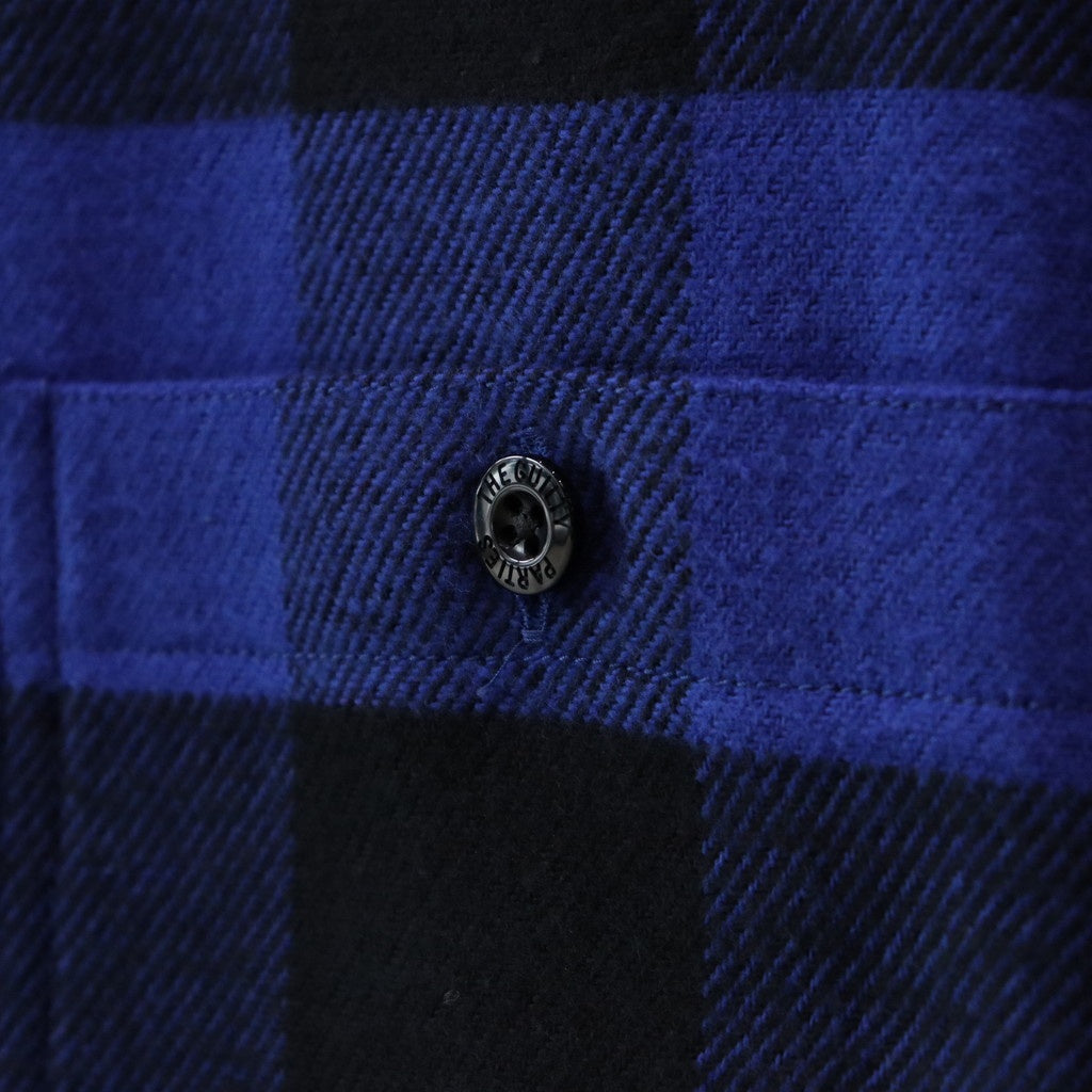 FLANNEL REGULAR COLLAR SHIRT #BLUE [24FW-WMS-RC01]