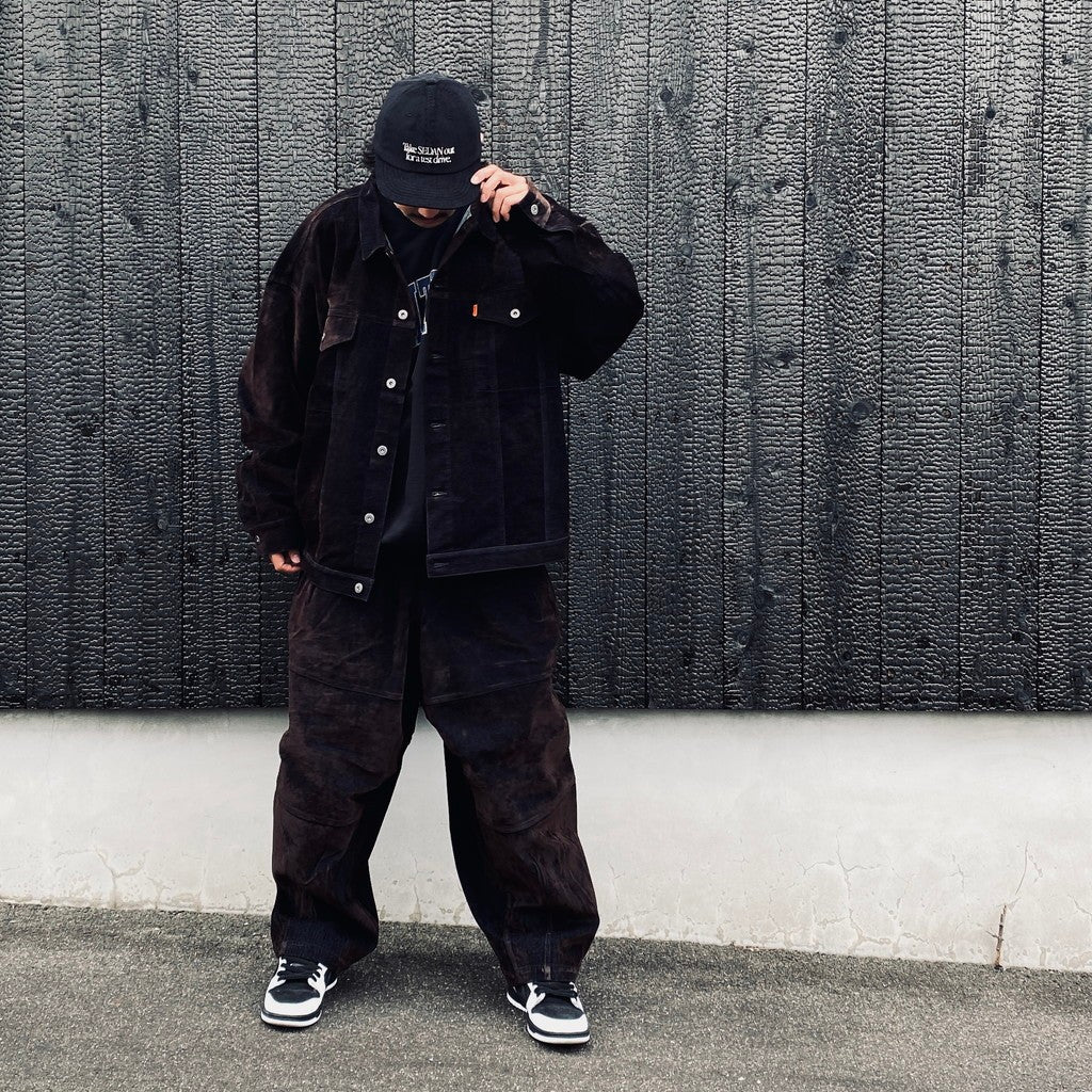 FLOCKY DENIM BALLOON PANTS #Navy [FW26-B10]