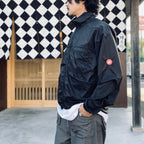 UL RIP STOP ZIP JACKET #BLACK [CES29JK23]