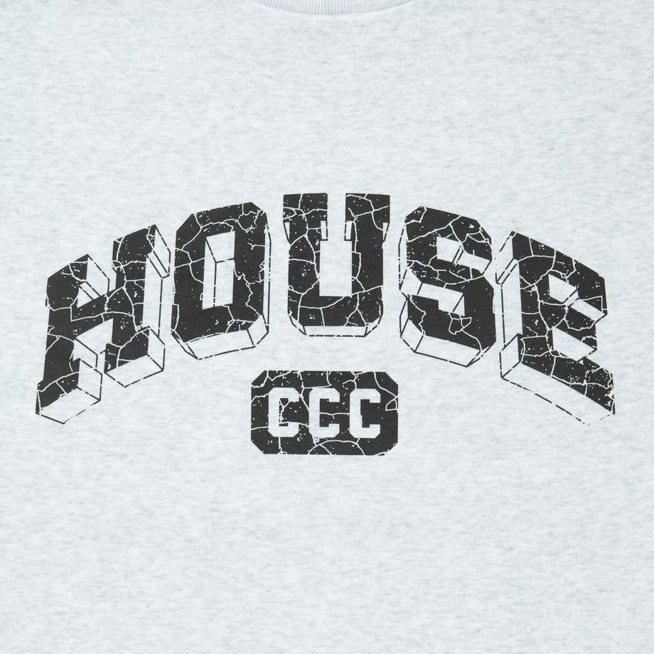 IS-NESS | SWEATSHIRT_HOUSE #ASH GRAY [CCC-263C007]