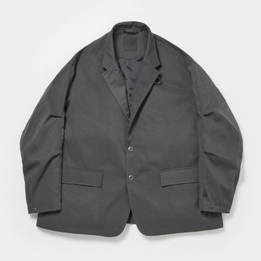 TECH LOOSE 2B JACKET TWILL #CHARCOAL [BJ-55024W]