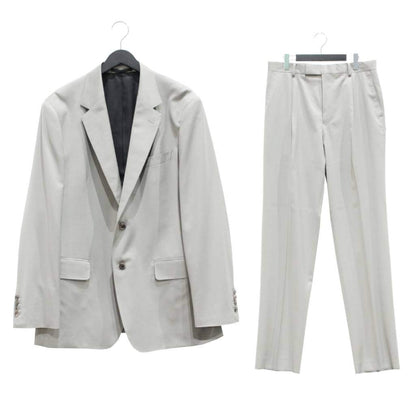 SINGLE BREASTED JACKET ( TYPE-3 ) & TROUSERS #GRAYGREEN [23FW-WMO-SU03 / 23FW-WMP-TR08]