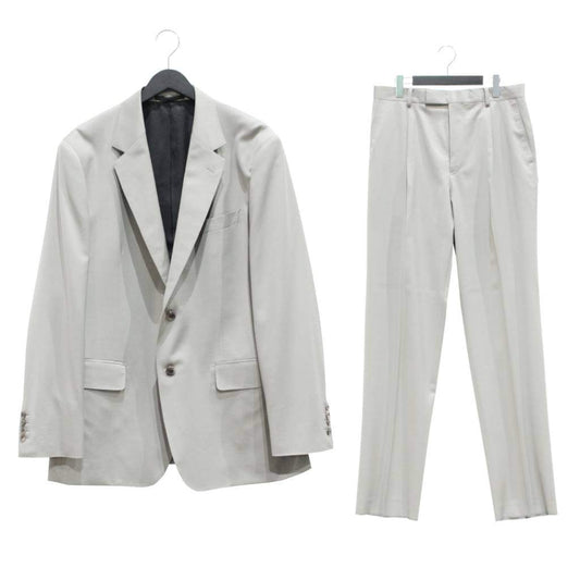 SINGLE BREASTED JACKET ( TYPE-3 ) & TROUSERS #GRAYGREEN [23FW-WMO-SU03 / 23FW-WMP-TR08]