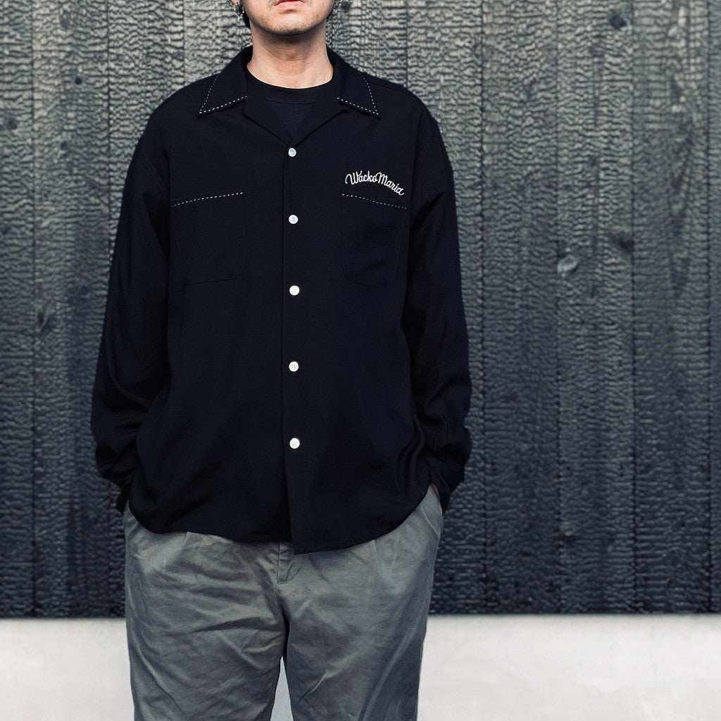 50'S SHIRT L/S ( TYPE-2 ) #BLACK [26SSE-WMS-OC02]