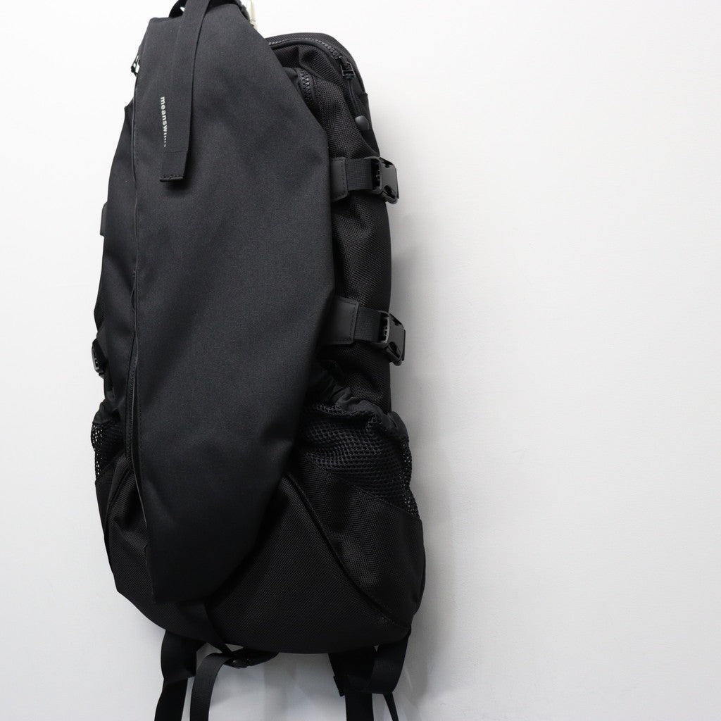 同時 | “GW-1U” CORDURA 尼龍“OUTSIDE”背包 #黑色 [GOOPI-25AW-SEP-03]