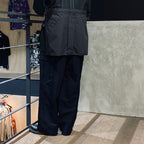 RE-NYLON WIDE CARGO TROUSERS #NAVY [FSU03241U0004]