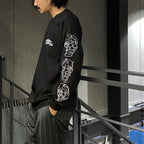 56 TATTOO STUDIO | CREW NECK LONG SLEEVE T-SHIRT #BLACK [56TS-WM-LT02]
