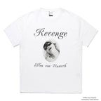 ELLEN VON UNWERTH | WASHED HEAVY WEIGHT CREW NECK T-SHIRT ( TYPE-1 ) #WHITE [EVU-WM-WT01]