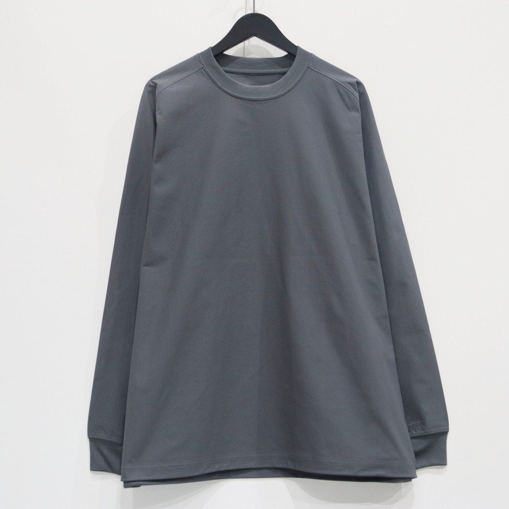 TECH LIGHTWEIGHT L/S TEE #CHARCOAL [BE-30025]