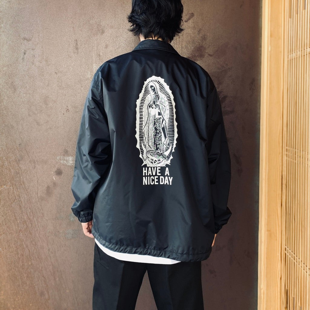 COACH JACKET ( TYPE-1 ) #BLACK/WHITE [26FWE-WMO-BL06]