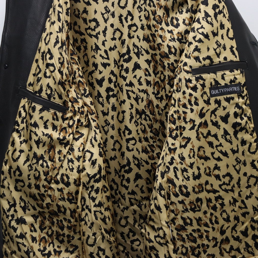 皮革外套（TYPE-2）#黑色 [25FW-WMO-CO04]