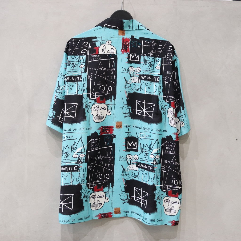 JEAN-MICHEL BASQUIAT | S/S HAWAIIAN SHIRT -TYPE 2- #ONE [BASQUIAT-WM-HI23]