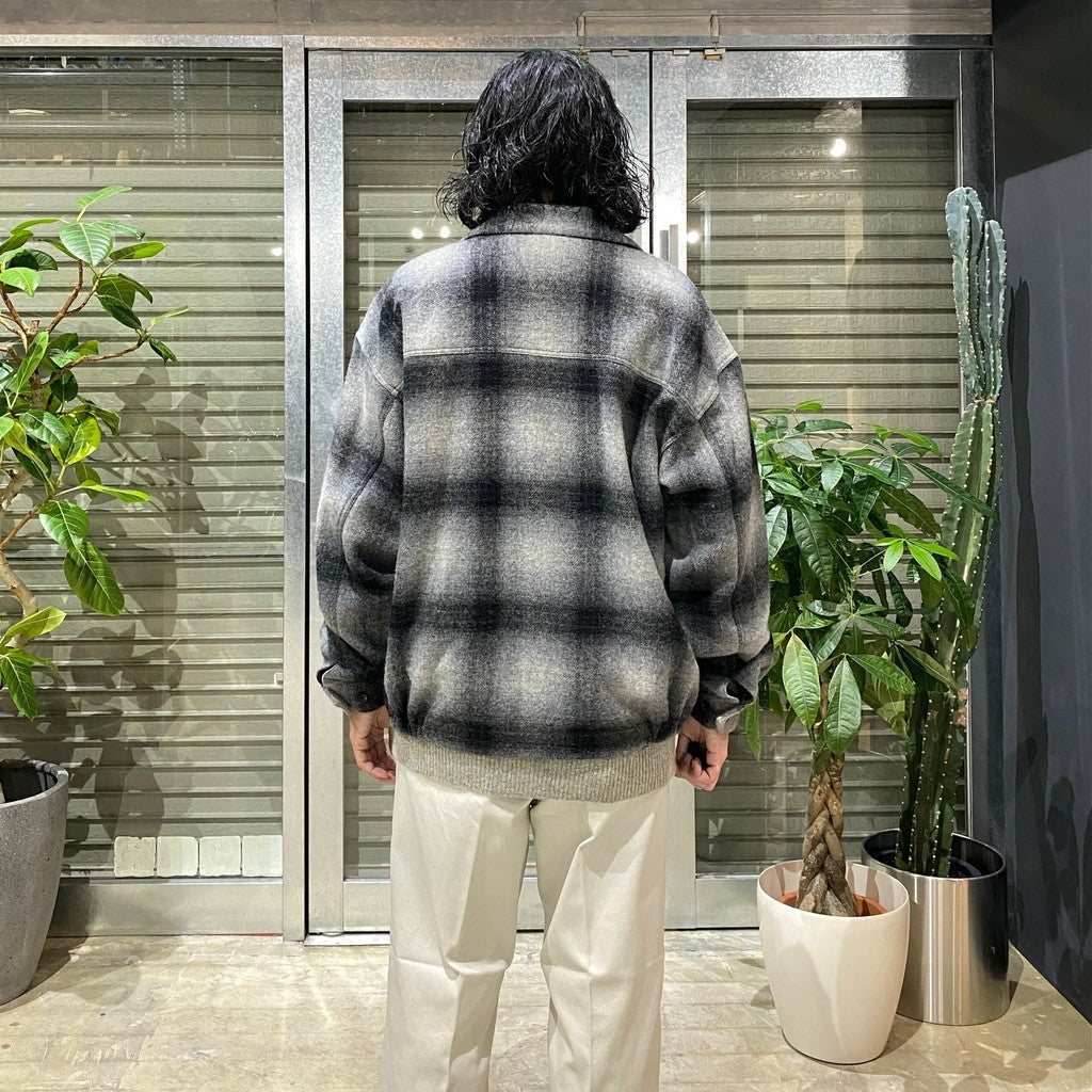 OMBRE CHECK 50'S JACKET (TYPE-2) #GRAY [24FW-WMO-BL22]