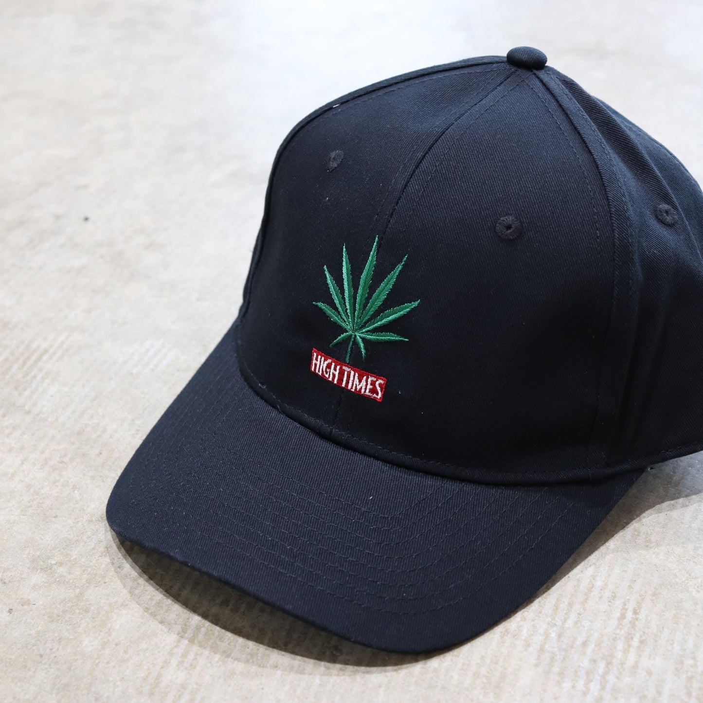 HIGHTIMES | 6 PANEL CAP #BLACK [HIGHTIMES-WM-CP03]