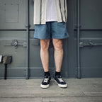 沙灘短褲（2 型）#藍色 [25SS-WMP-PT21]