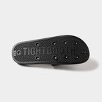 BIG LABEL SLIDE SANDAL #Black [SU26-A09]