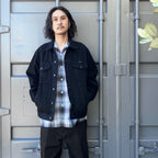 Wrangler | TRUCKER JACKET #BLACK [24SS-WMO-WG01]