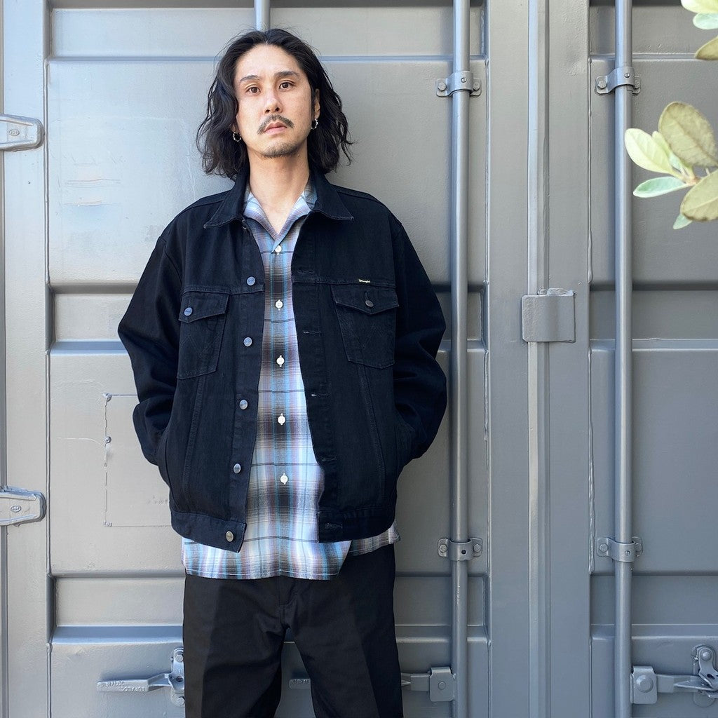 Wrangler | TRUCKER JACKET #BLACK [24SS-WMO-WG01]