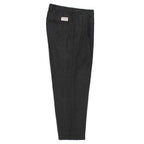 DOUBLE PLEATED WOOL TROUSERS ( TYPE-1 ) #CHARCOAL [26FW-WMP-PT03]