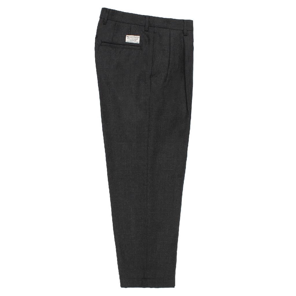 DOUBLE PLEATED WOOL TROUSERS ( TYPE-1 ) #CHARCOAL [26FW-WMP-PT03]