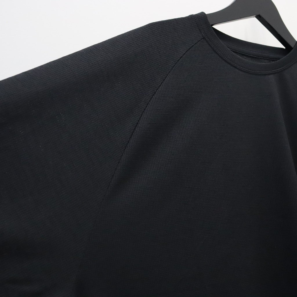 CHIDRY 3/4 SLEEVE T-SHIRT #Black [SU26-T01]