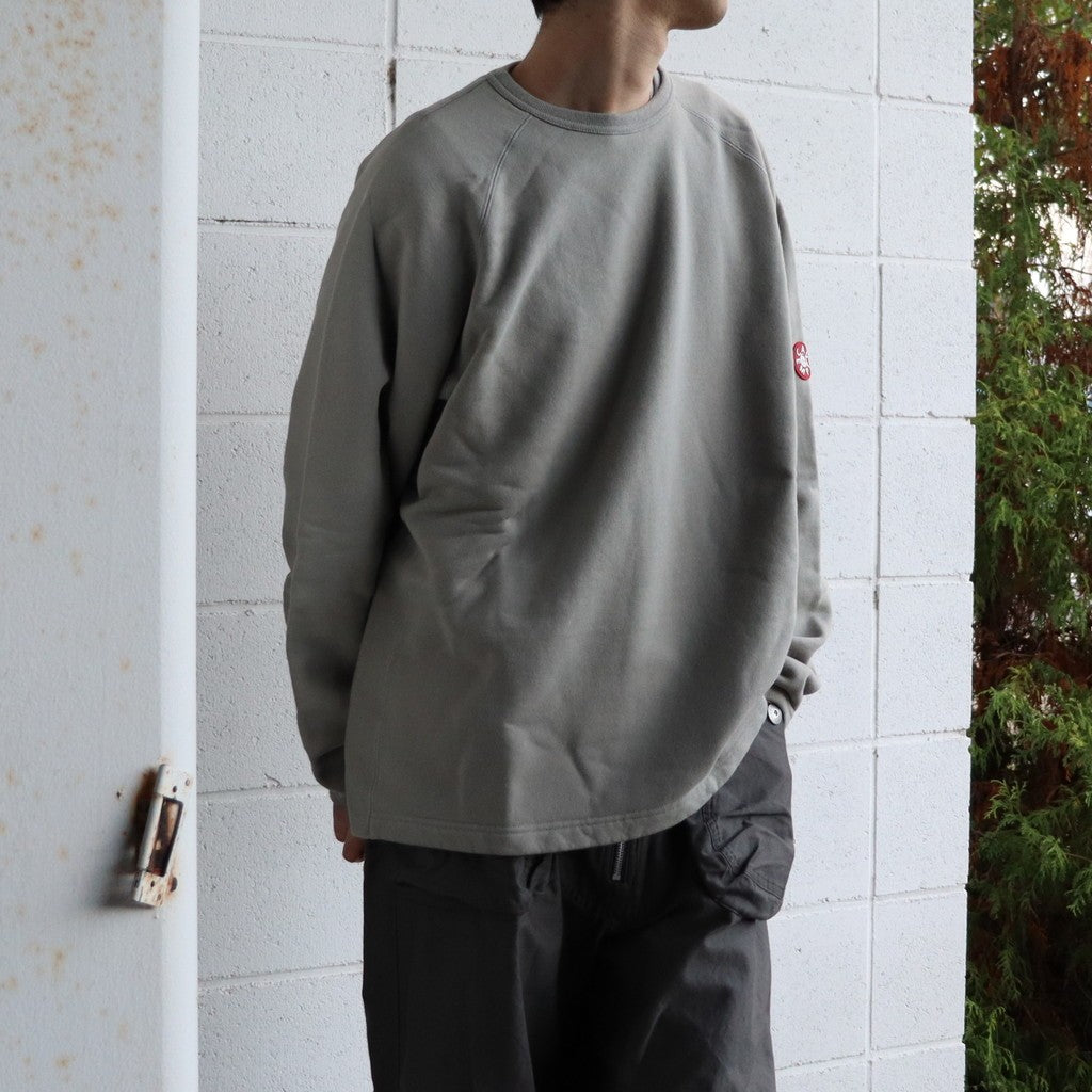 HALF PANEL RIB CREW NECK #KHAKI [CES28CS06]_C.E | シーイー