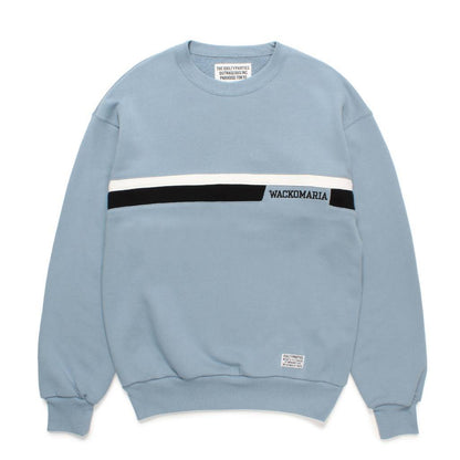 MIDDLE WEIGHT CREW NECK SWEAT SHIRT ( TYPE-3 ) #BLUE [24FW-WMC-SS11]