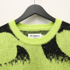 PATTERN MOHAIR KNIT #Green [26FW_KN01]