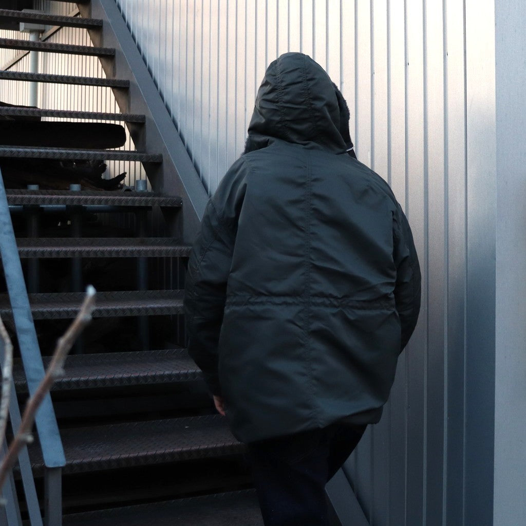 SYNTH FUR HOOD ZIP COAT #GREY [CES28JK06] - cocorozashi 三重県