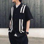 KNIT SHIRT ( TYPE-1 ) #BLACK [26SS-WMK-KN01]