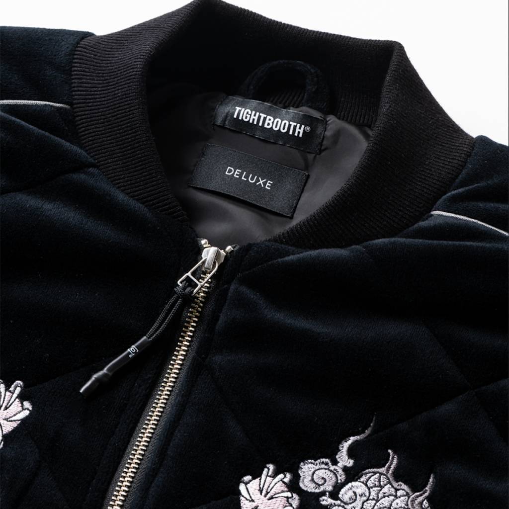 DELUXE | VELOUR SOUVENIR JKT #Black [20TH-JK03]