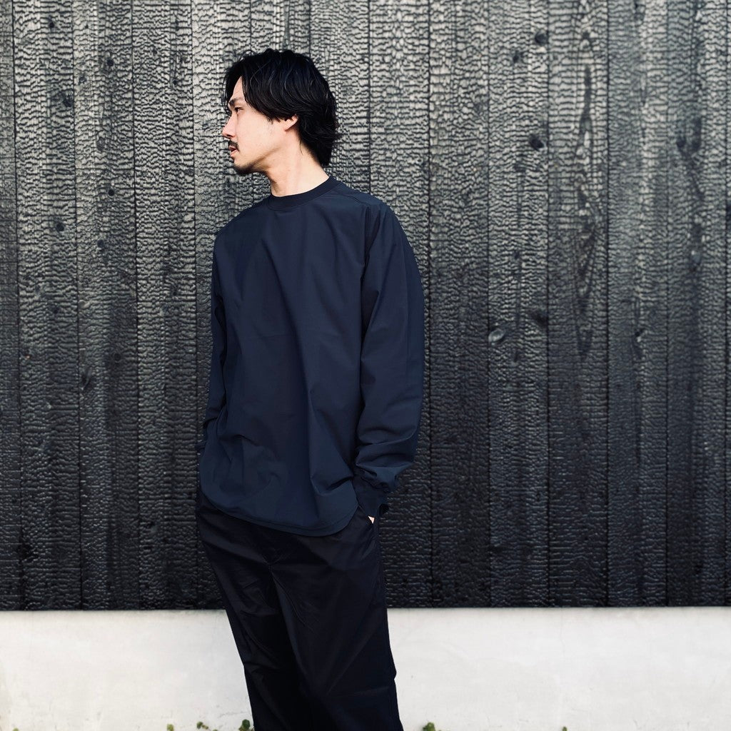 TECH LIGHT WEIGHT L/S TEE #INK BLACK [BE-30026]