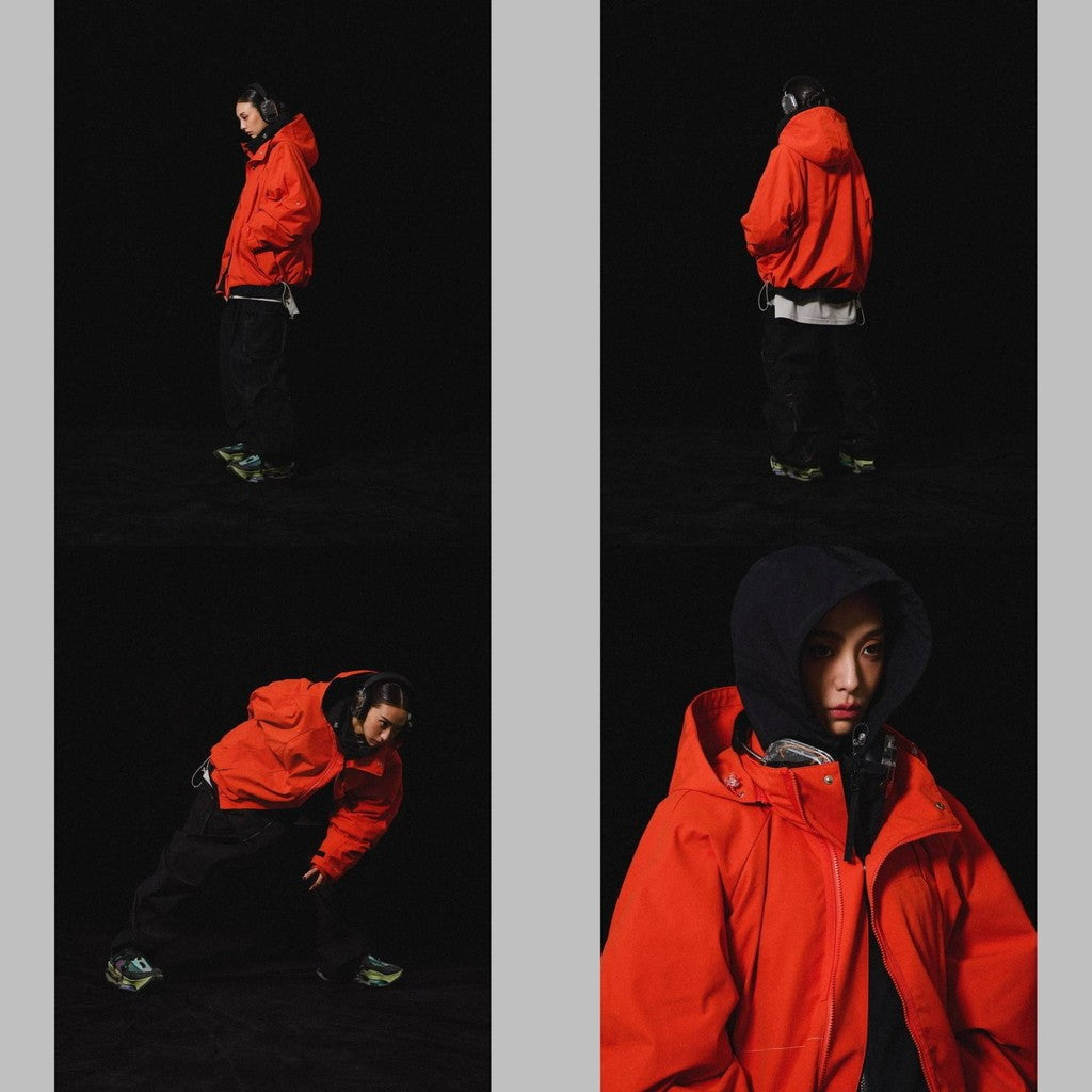 "8SE-01G" 專業多功能登山派克大衣 #PUMPKIN [GOOPI-24AW-DEC-02]