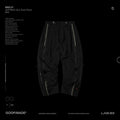 "MRZ-01" SOFTBOX Axis Track Pants #BLACK [GOOPI-24AW-NOV-04]