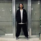 VELOUR BALLOON PANTS #BLACK [FW24-B07]