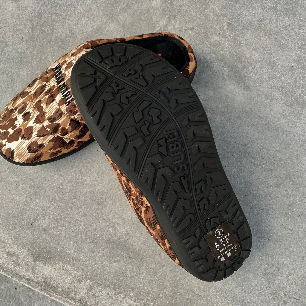 NANGA×SUBU | LEOPARD AURORA WINTER SANDAL #BEIGE [NA-SB-WM-SA06]