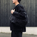 TEXTURED TWILL BODY BAG #BLACK [FTT36261B0008]