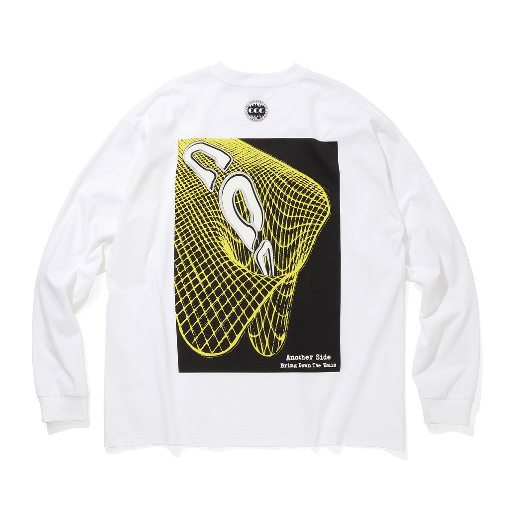 COTTON L/S T-SHIRT_Another Side #WHITE [CCC-251T001]