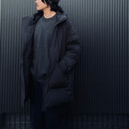 TECH 2WAY CADET DOWN PARKA #BLACK [BW-42026W]
