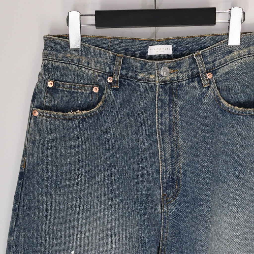 FADE BAGGIE DENIM PANTS #INDIGO [25SS-FS-05 / FS1701