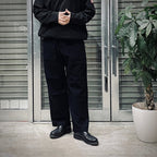 FLANNEL COMFORT PANTS #BLACK [CES26PT10]