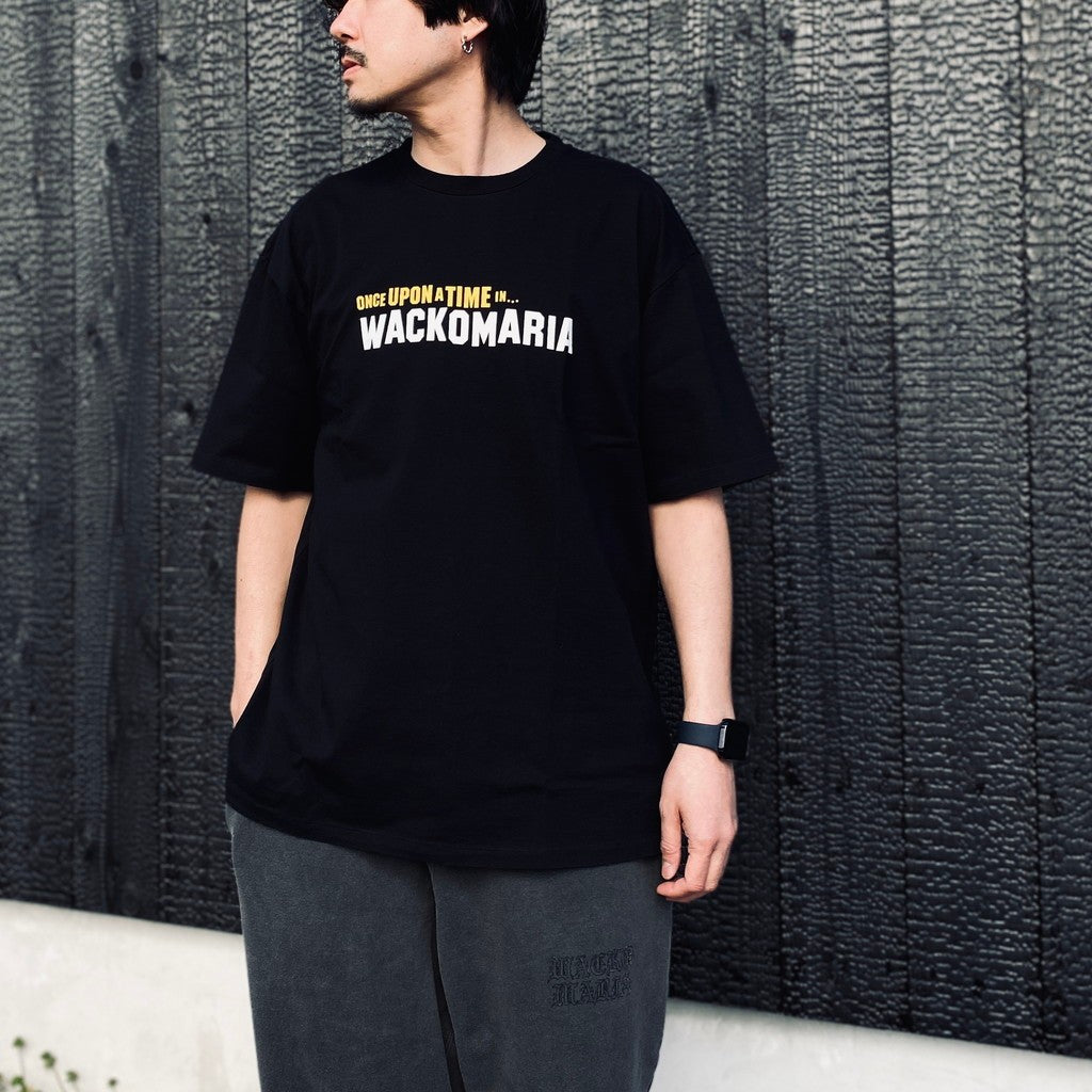 WASHED HEAVY WEIGHT CREW NECK T-SHIRT ( TYPE-5 ) #BLACK [26SS-WMT