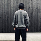WASHED MIDDLE WEIGHT CREW NECK SWEAT SHIRT ( TYPE-1 ) #GRAY [26FWE-WMC-SS03]